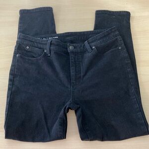 Talbots flawless style PETITE black jeans slim ankle